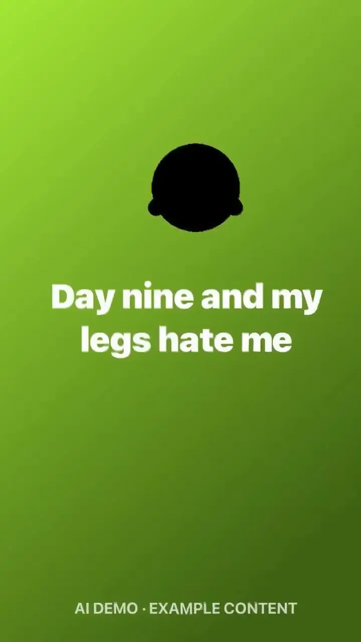 Try this without falling over
