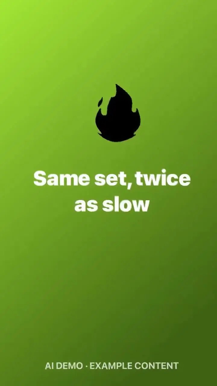 Sixty seconds, no rest