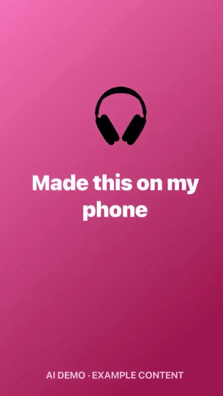 Made this on my phone